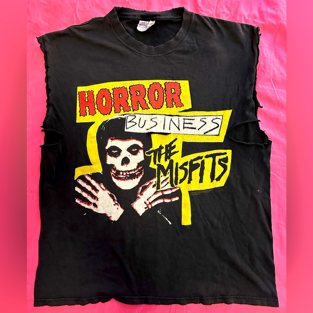 Vintage Misfits Shirt 80s Horror Business Punk Rock band T-Shirt Danzig Skull